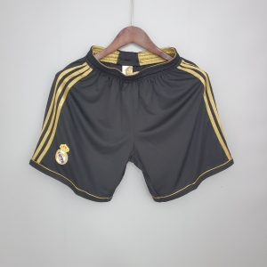 Retro shorts Real Madrid 11/12 away black Soccer Jersey