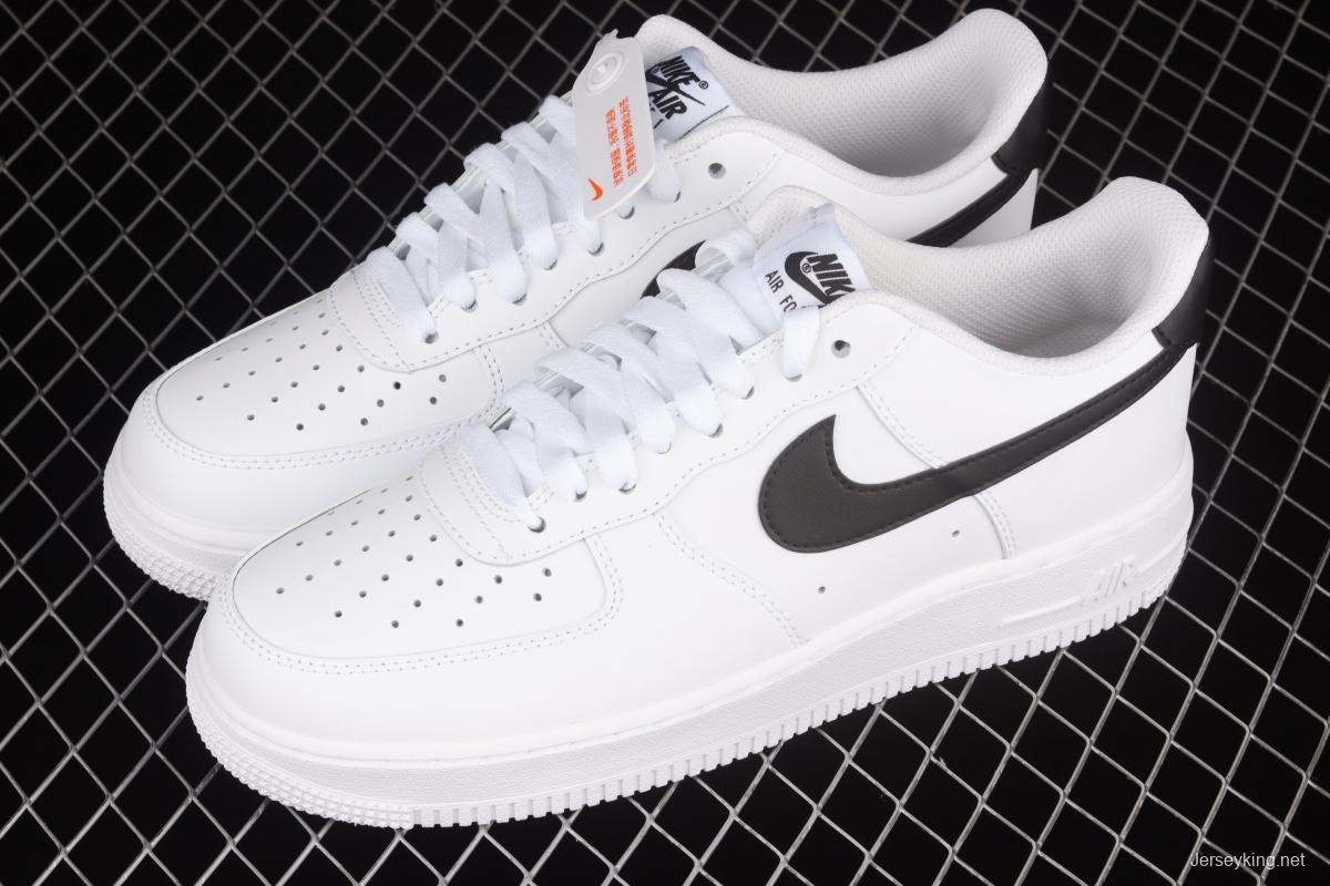 NIKE Air Force 1o07 Low AN20 classic white and black low-top casual board shoes CT2302-100