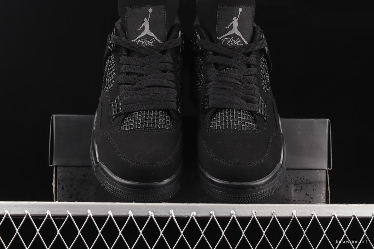 Air Jordan 4 Black Cat Black Cat True header layer CU1110-010