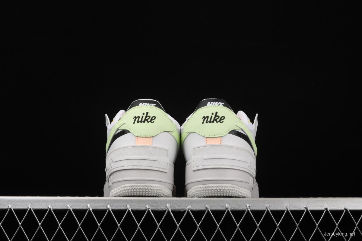 NIKE Air Force 1 ShAdidasow light weight heightened low-top 100-board shoes CI0919-107,