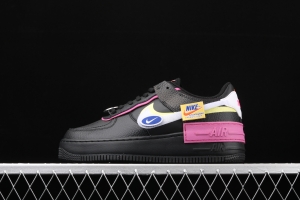 NIKE Air Force 1 ShAdidasow light weight heighten Velcro low-top board shoes CU4743-001