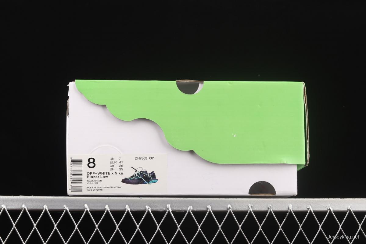 OFF-White x NIKE Blazer Low co-branded deconstruction style trailblazer low upper shoes DH7863-001