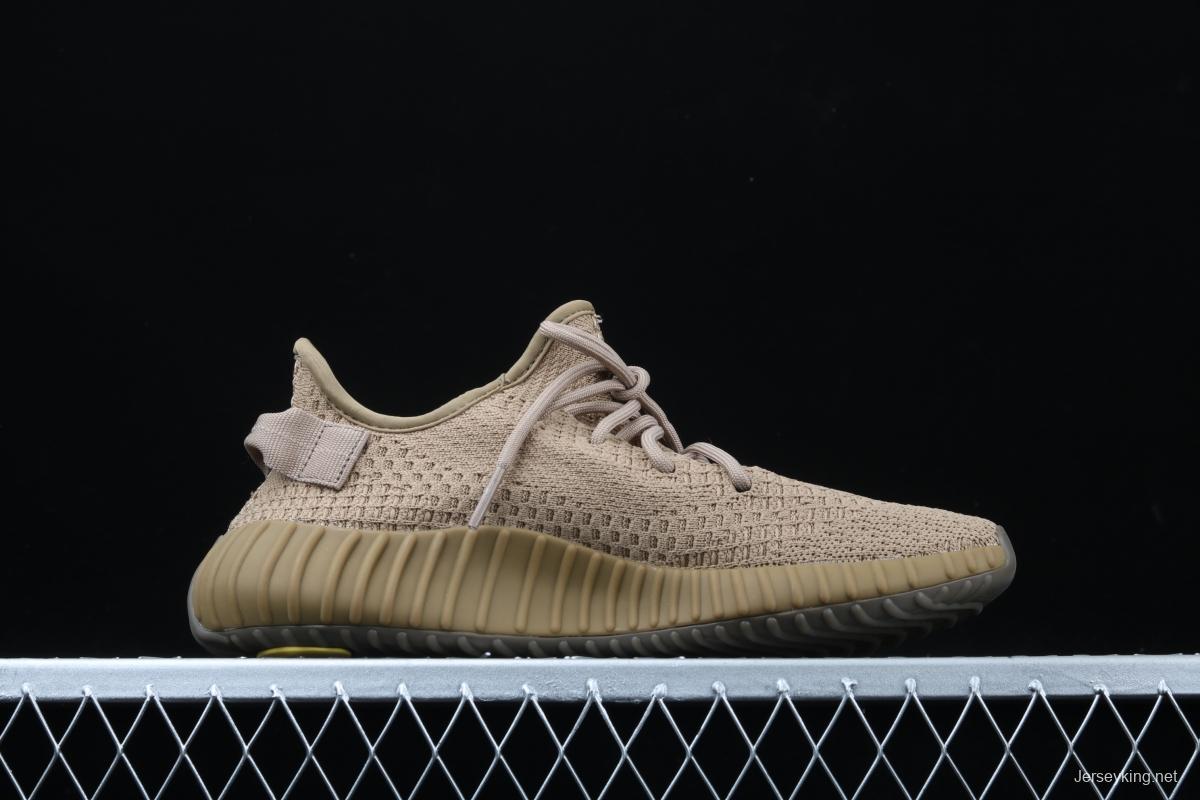 Adidas Yeezy Boost 350 V2 FX9033 das coconut 350 second generation hollowed-out sesame gray angel color