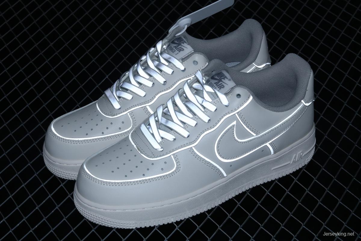 NIKE Air Force 1 Low 3M reflective low-top casual board shoes BD3654-506