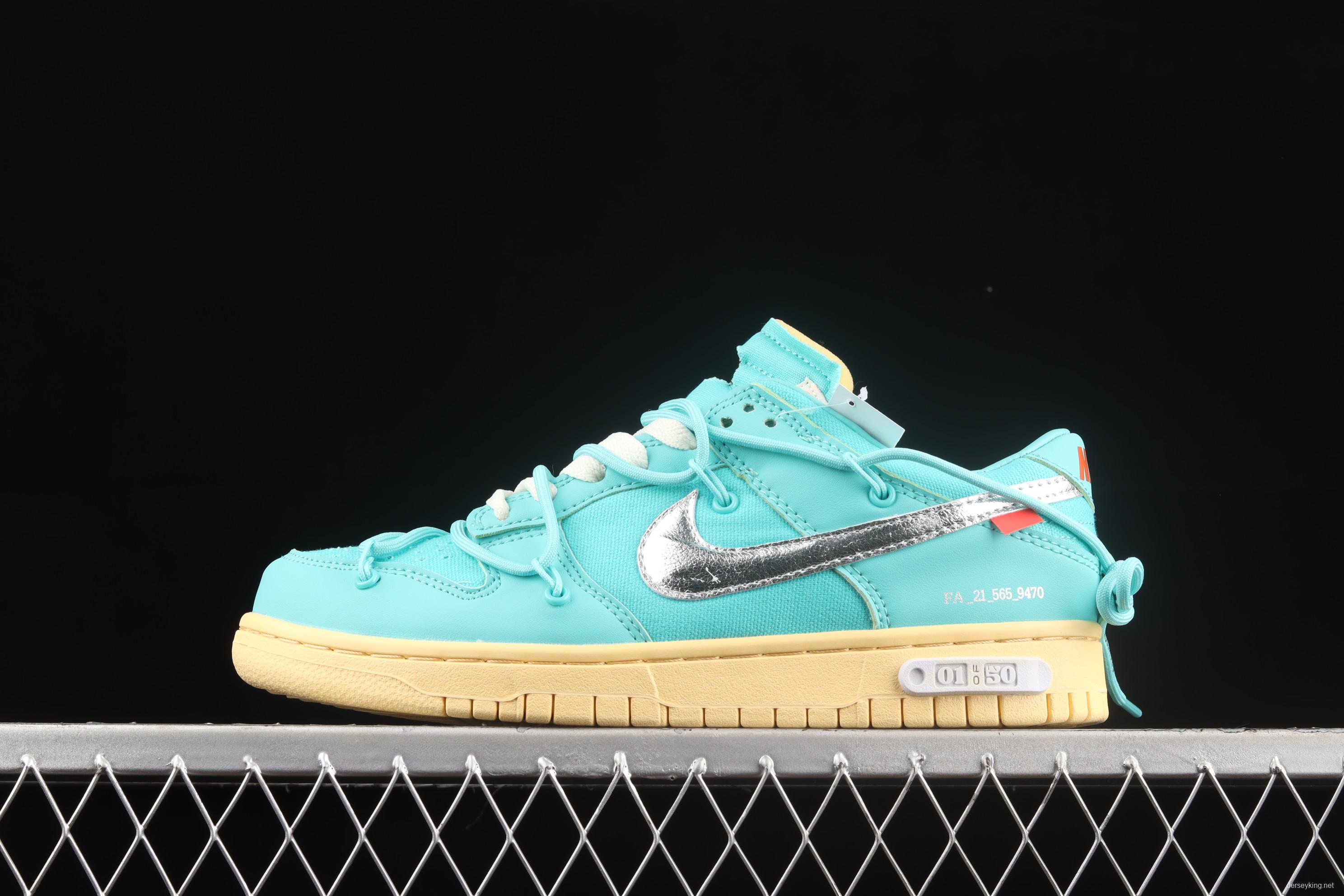 OFF-White x NIKE DUNK Low OW SB rebound fashion casual board shoes DM1602-127,