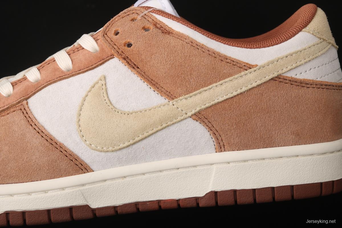 NIKE SB DUNK Low Prm milk brown SB buckle rebound fashion casual board shoes DD1390-100