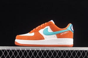 NIKE Air Force 11607 Low Athletic Club white orange low-top casual board shoes DH7568-800