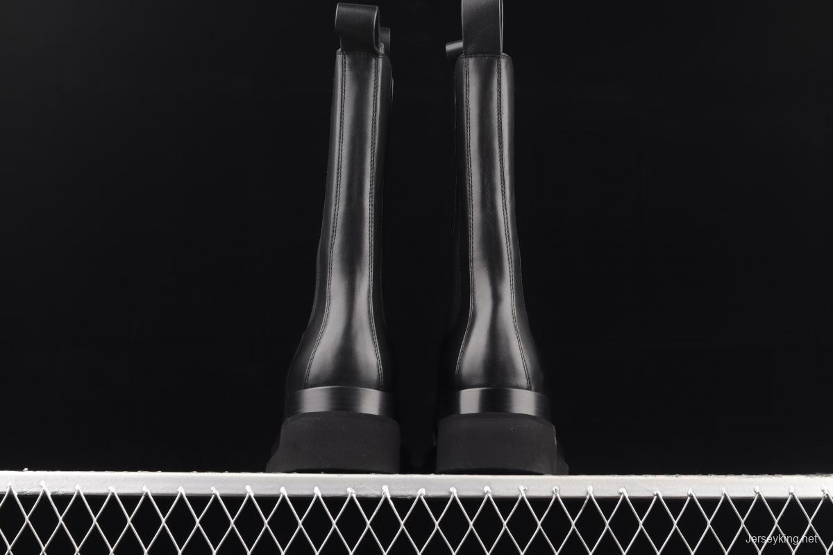 Bottega Veneta high-top casual leather boots
