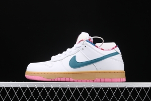 NIKE SB DUNK Low Pro raw rubber head layer leather leisure low-top skateboard shoes CN4504-108