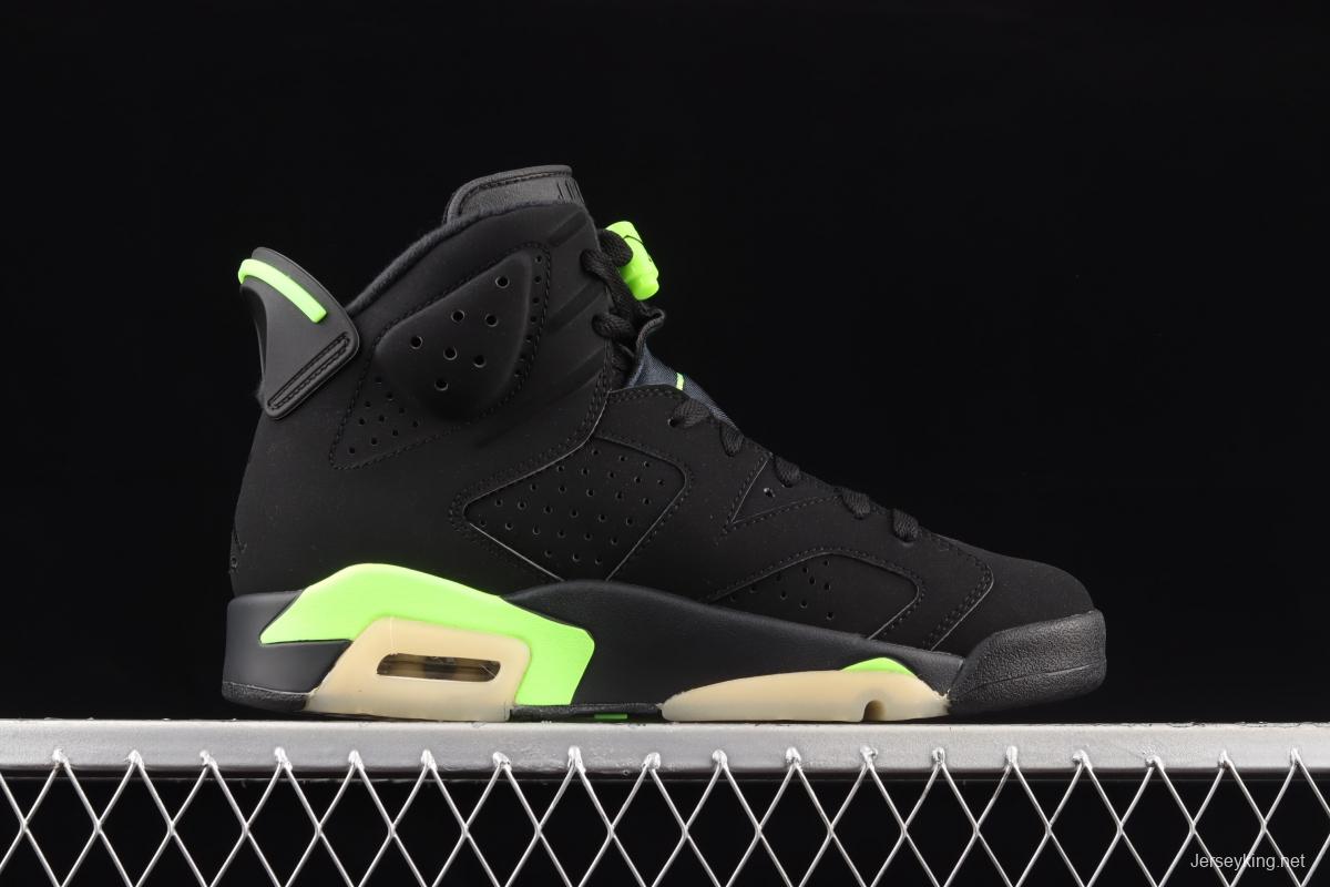 Air Jordan 6 Electric Green suede black green CT8529-003