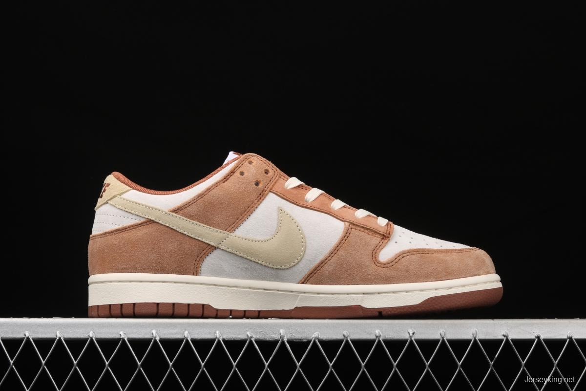 NIKE SB DUNK Low Prm milk brown SB buckle rebound fashion casual board shoes DD1390-100