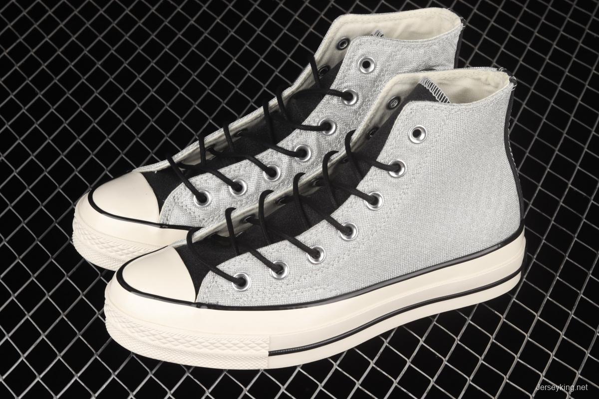 Converse Chuck Taylor All Star Converse silver flash high top casual board shoes 572038C