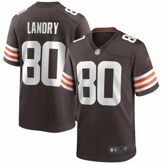 Men's Jarvis Landry Brown Player Limited Team Jersey