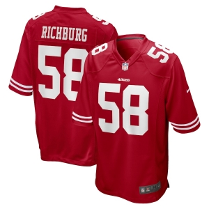 Men's Weston Richburg Scarlet Player Limited Team Jersey