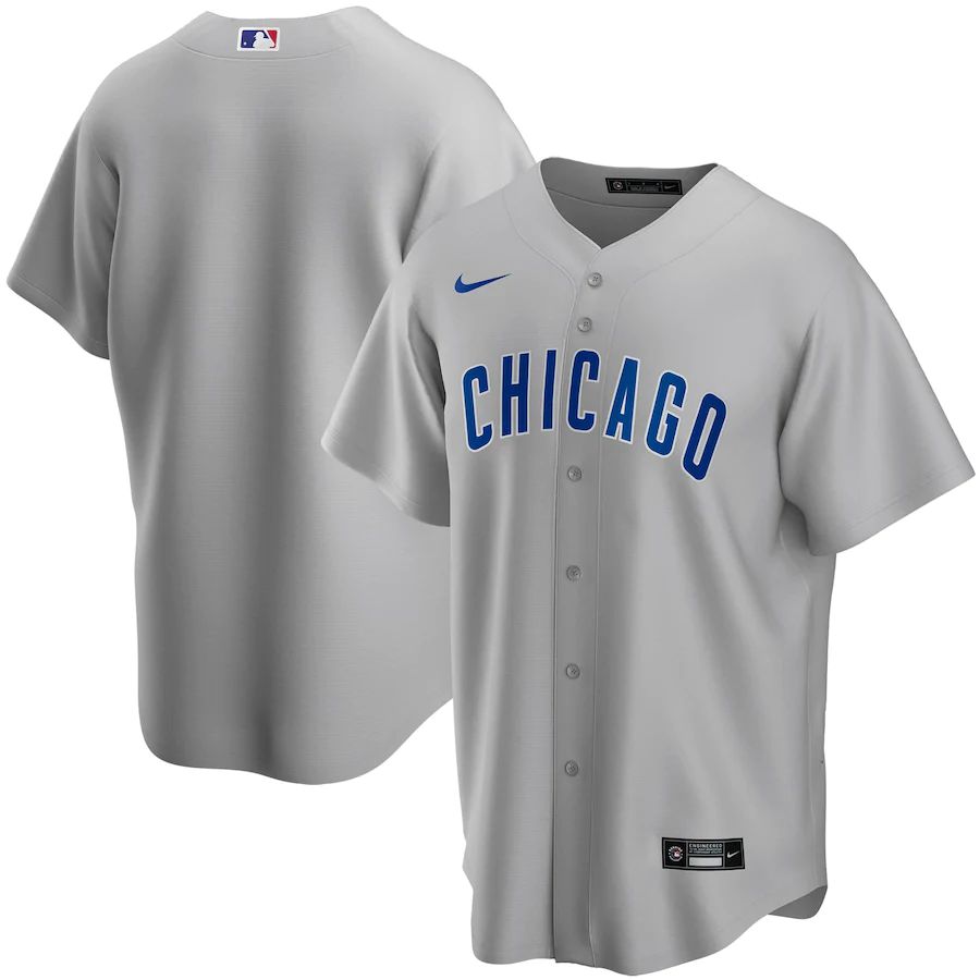 Men's Gray Road 2020 Team Jersey