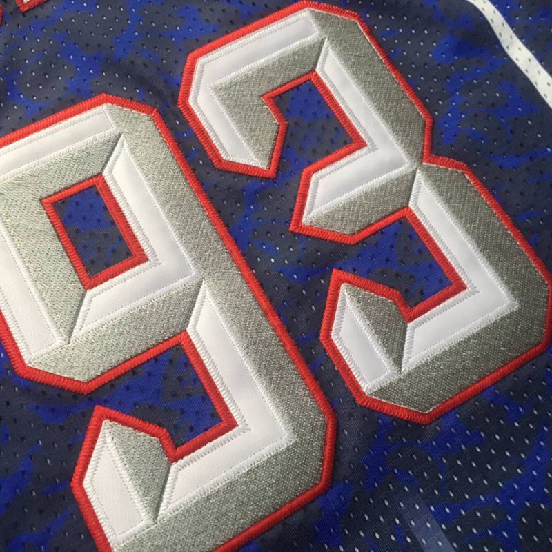 Men's BAPE Blue Retro Classic Team Jersey