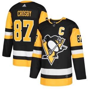 Men's Sidney Crosby Black Player Team Jersey