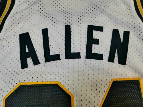 Men's Ray Allen White Retro Classic Team Jersey