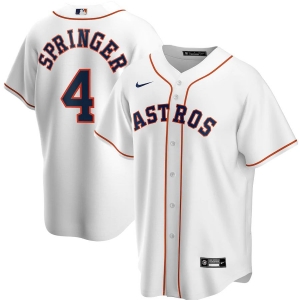 Men's George Springer White Home 2020 Player Team Jersey