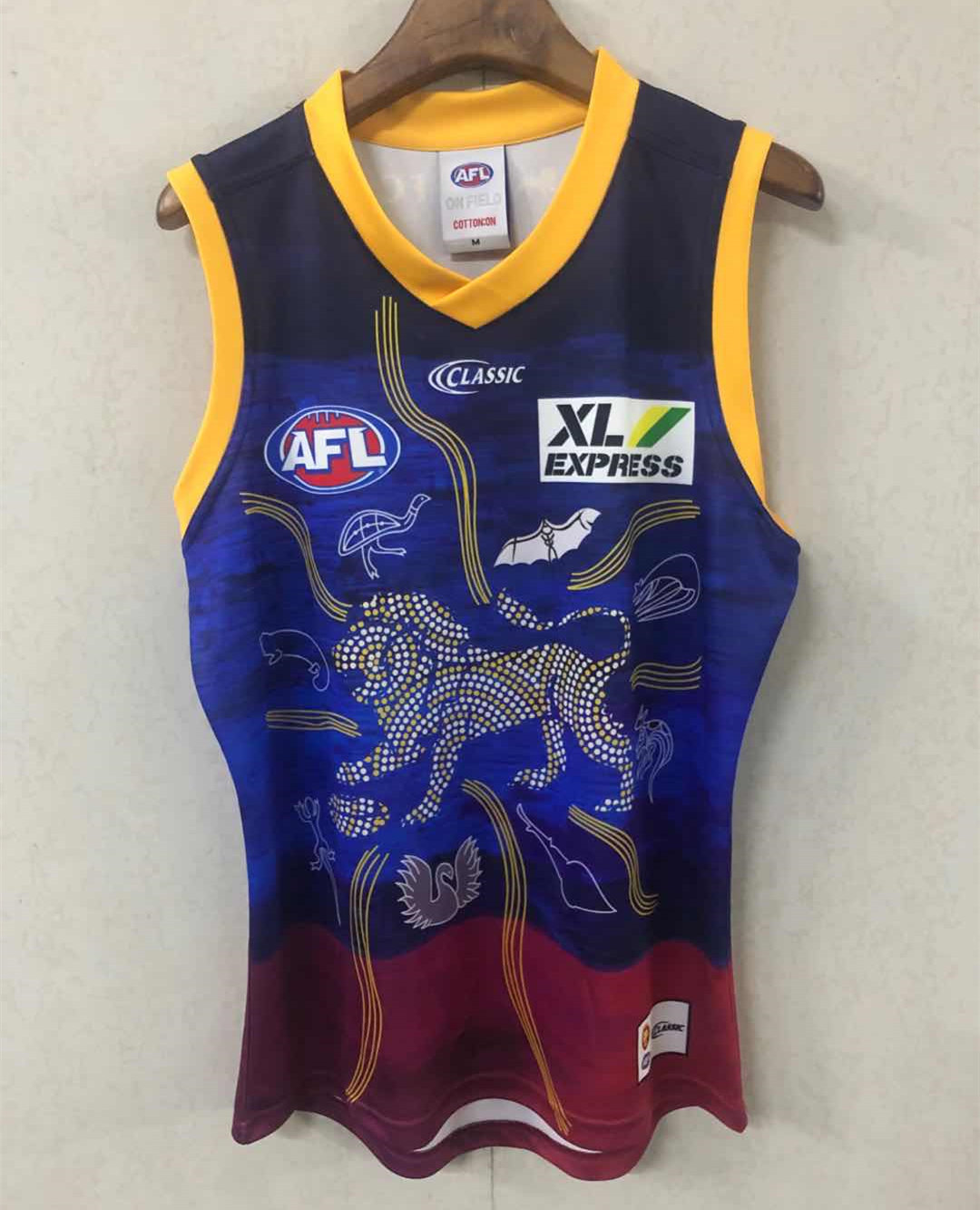 Brisbane Lions 2020 Men's Indigenous Football Guernsey