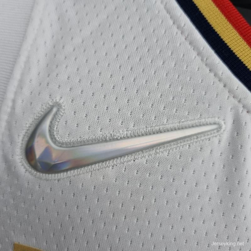 2022 New Orleans Pelicans City Edition Williams #1 White NBA Jersey