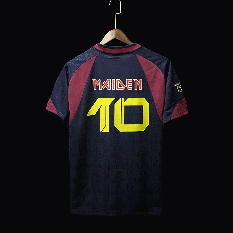 Retro 2010 West Ham Iron Maiden Home Soccer Jersey
