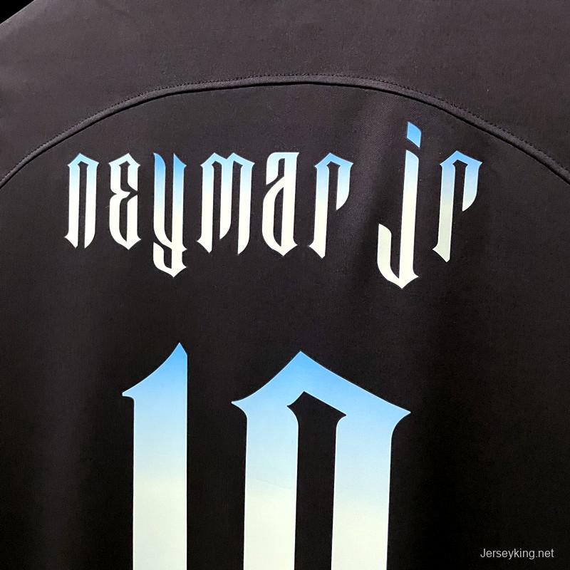 2022 Brazil Black Neymar JR #10 Printing Jersey