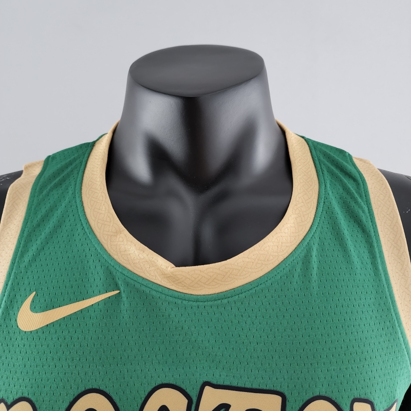 2020 Tatum #0 Boston Celtics City Edition Green NBA Jersey