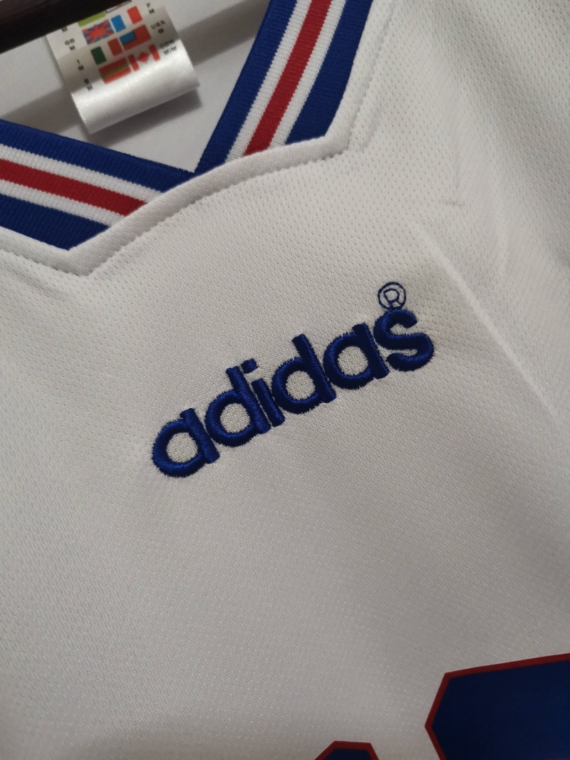 Retro 1996 France Away Soccer Jersey