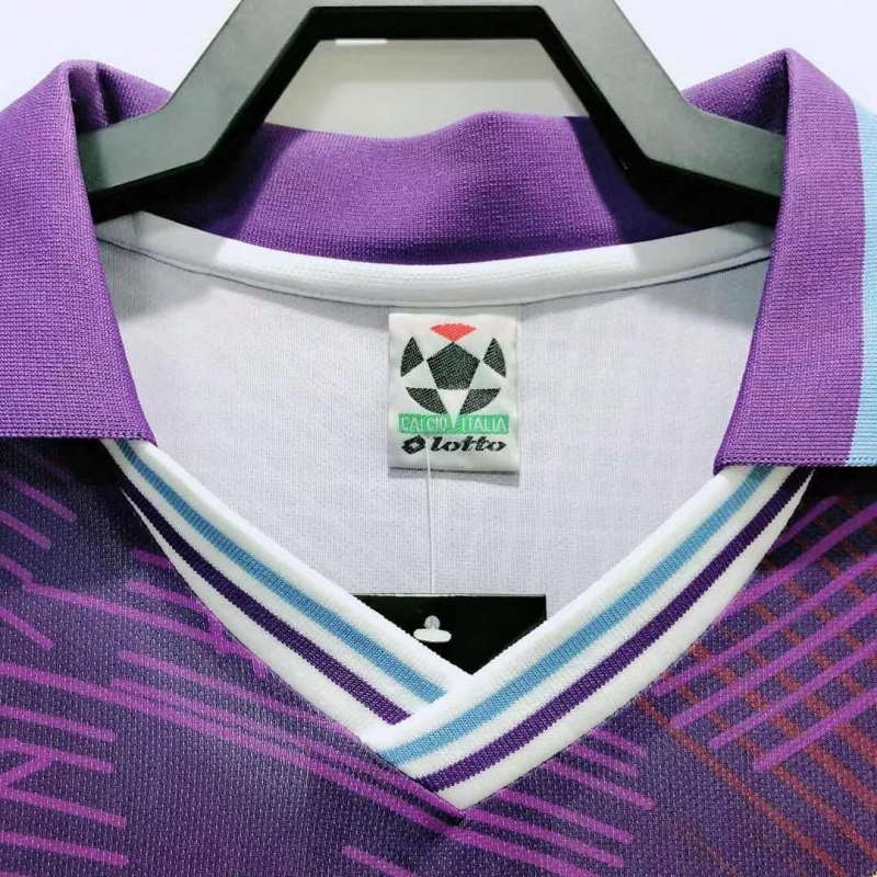 Retro 92/93 Fiorentina Home Soccer Jersey