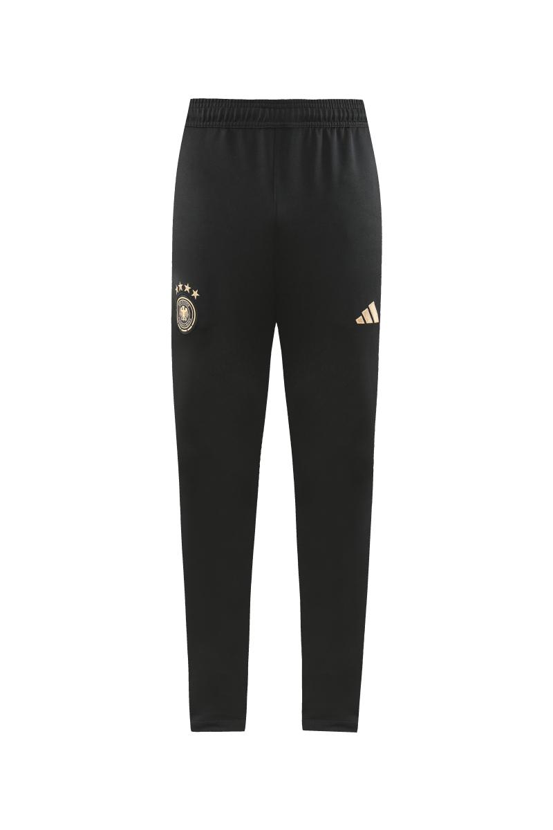 2022 Germany Black Full Zipper Tracksuit