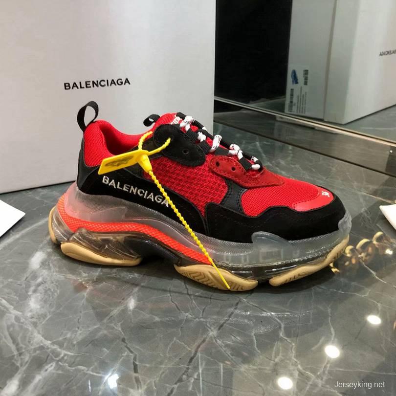 Men/Women Balenciaga Triple-S Sneaker Red/White Item 6380340