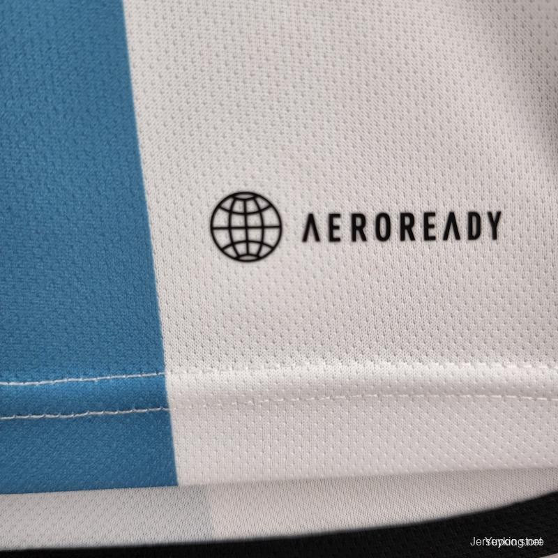 3 Stars Argentina Home Final Match Jersey