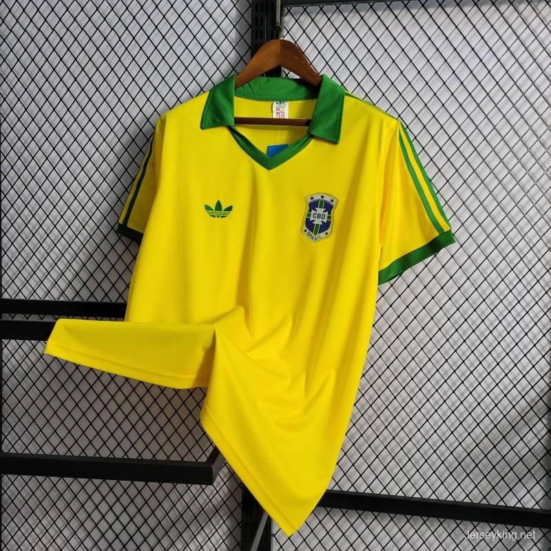 Retro 1997 Brazil Home Jersey