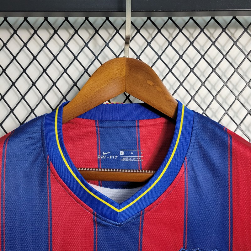 Retro 09-10 Barcelona Home Soccer Jersey