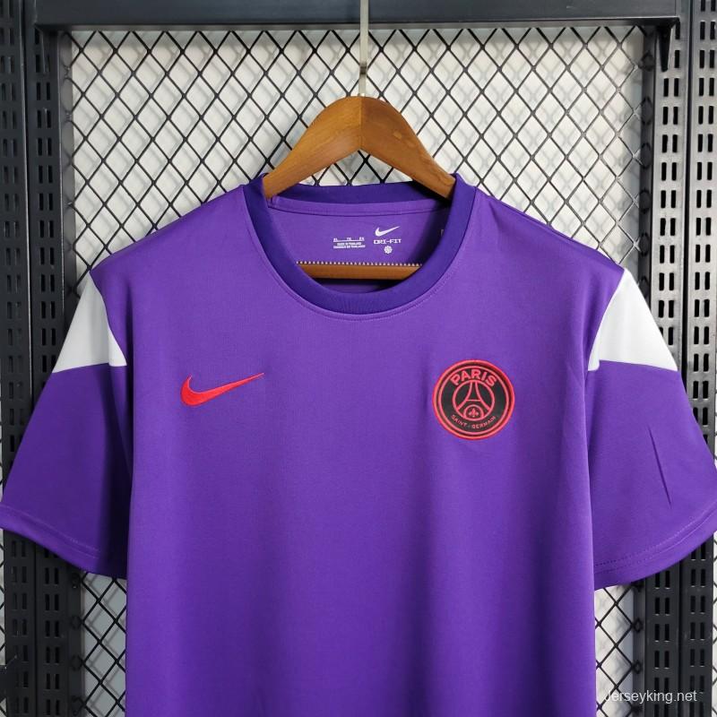 23-24 PSG Purple Training Jersey