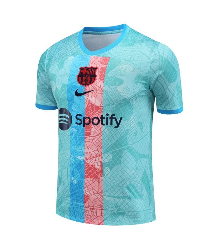 23-24  Barcelona Sky Blue Short Sleeve Jersey+Shorts