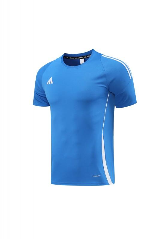 2024 Adidas Blue Short Sleeve Jersey+Shorts