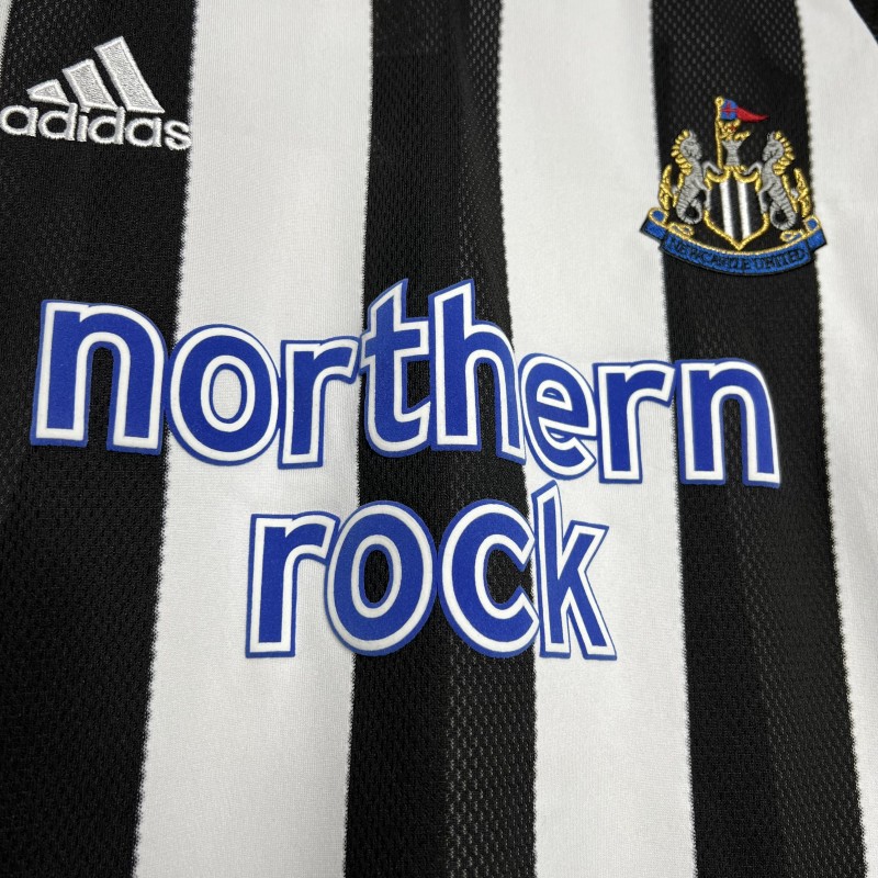Retro 03/05 Newcastle United Home Long Sleeve Jersey
