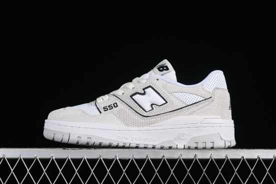 New Balance BB550 Series Leather Unisex Casual Running Shoes - BB550PRB