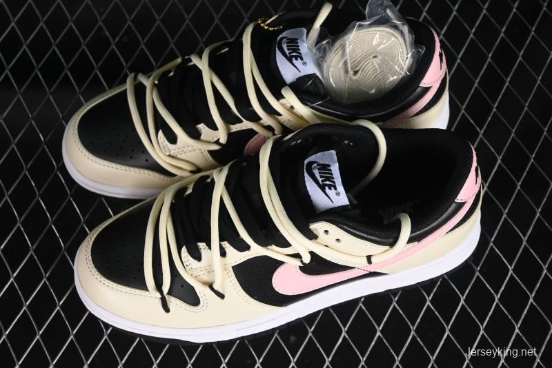 Nike Dunk Low SB Casual Skate Shoes with Smoked Rose Design - FD1232-001