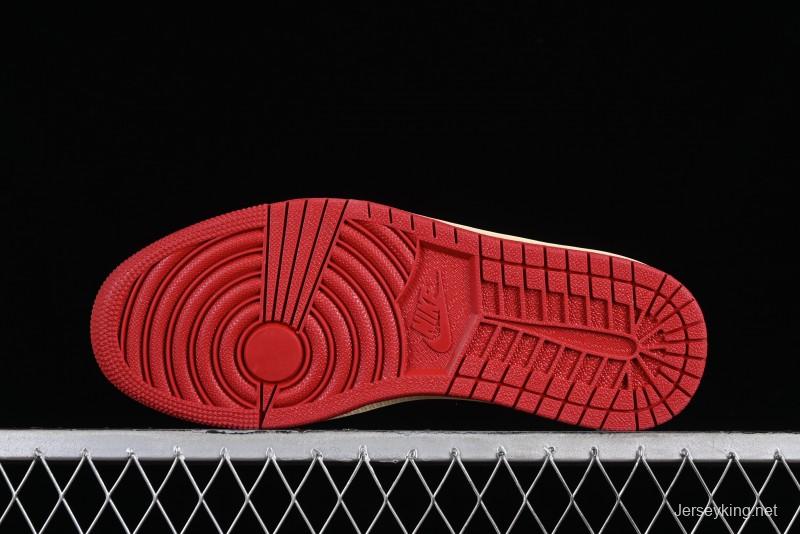 Nike Trophy Room x Jordan 1 Low OG "Away" Casual Sneakers - FN0432-100