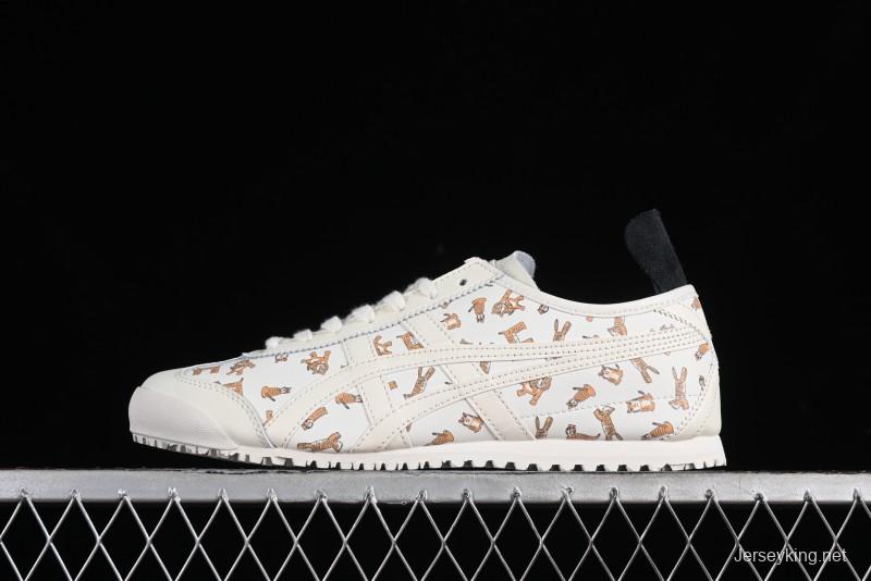 Onitsuka Tiger Mexico 66 Low-Top Leather Sneakers - 1183B785-100