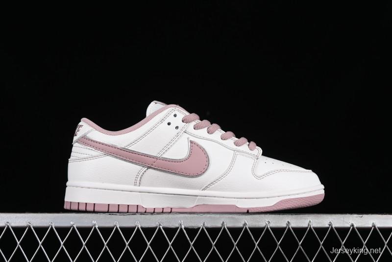Nike Supreme x SB Dunk Low Collaboration - Rouge Pink Anniversary High-End Custom Low-Top Casual Skate Shoes - DY1503-006