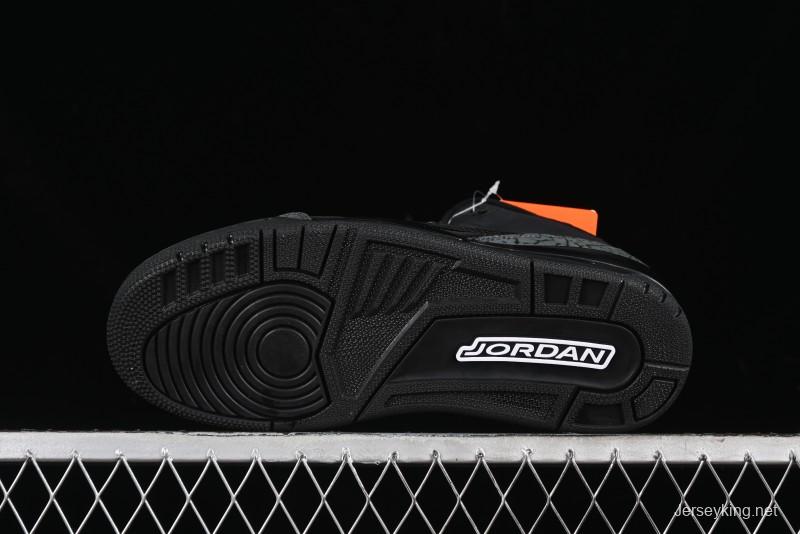 Nike Air Jordan 3 Retro Basketball Shoes in Midnight Black - CT8532-001