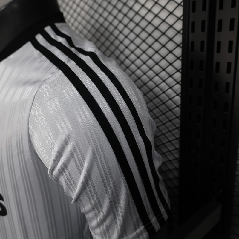 Player Version 2025 Adidas White with Striped Design Jersey