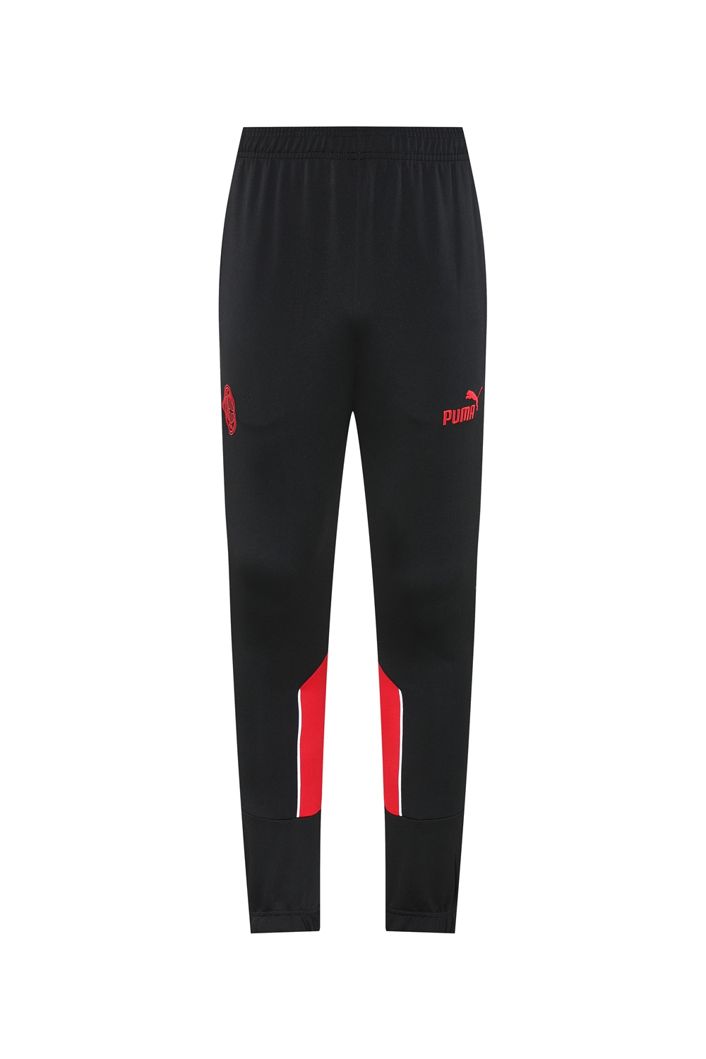 25/26 AC Milan Black/Red Full Zipper Jacket +Long Pants