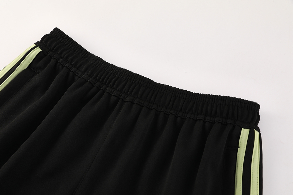 2025 Adidas Light Green/Black Full Zipper Jacket +Long Pants