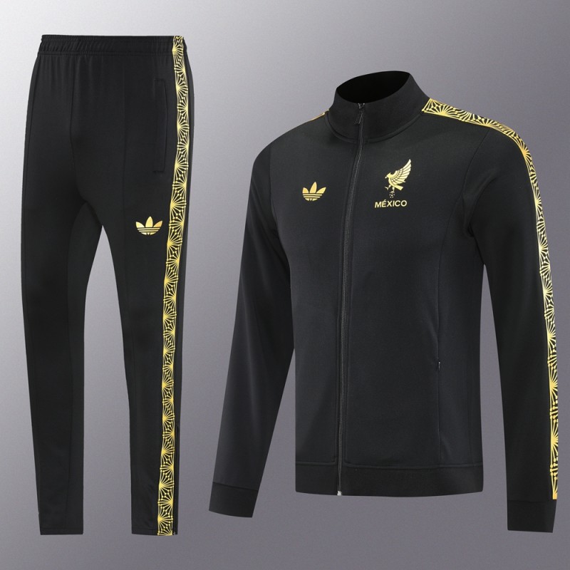 2025 Adidas Black Full Hoodie Zipper Jacket +Long Pants