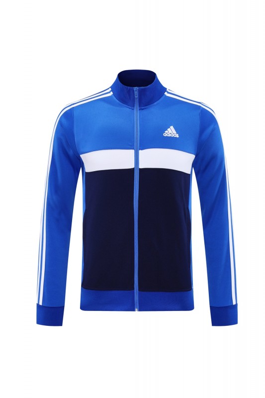 2025 Adidas Blue/Navy Full Zipper Jacket +Long Pants